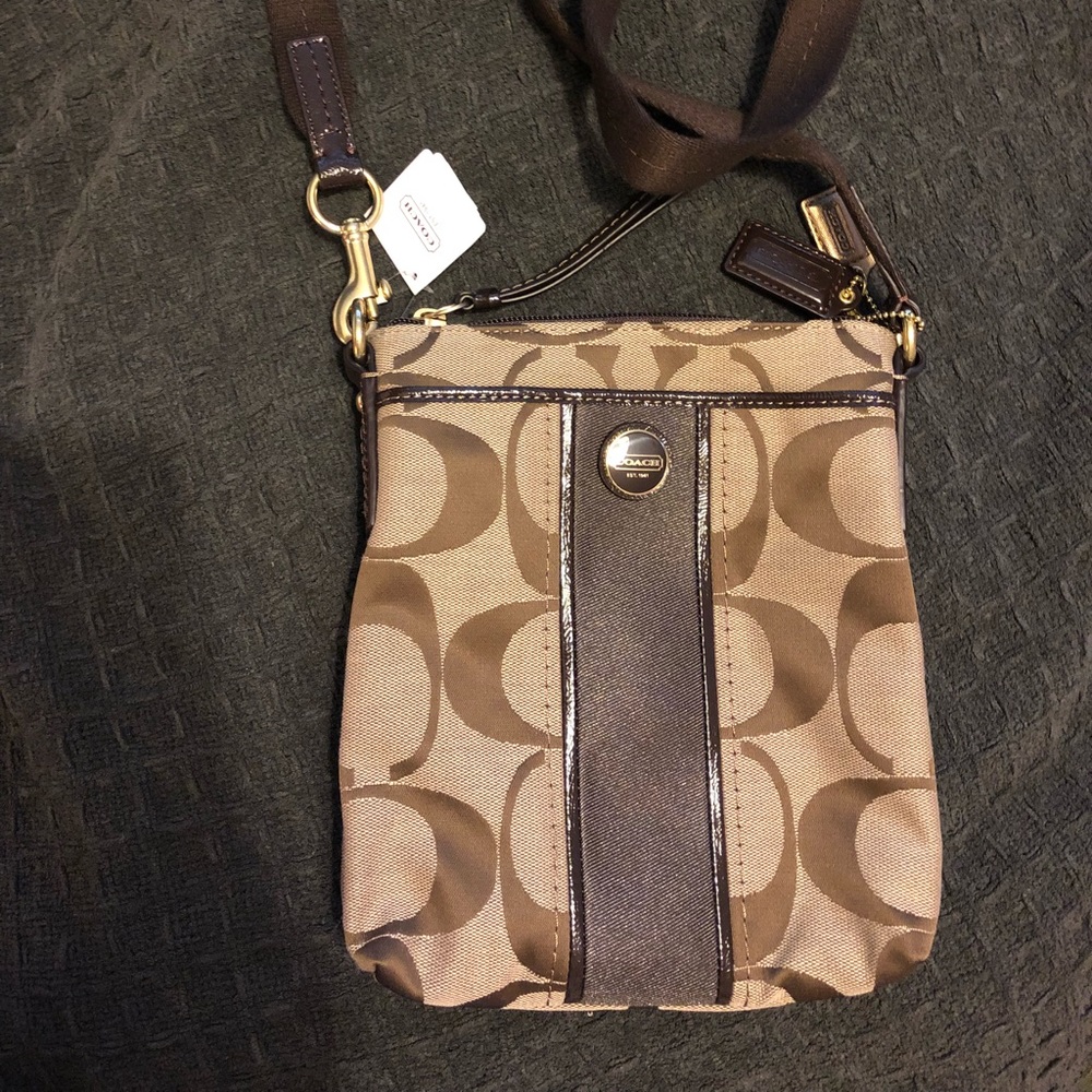 Coach cross body purse